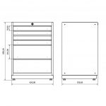 36.18.30.03 Drawer Cabinet (x6)