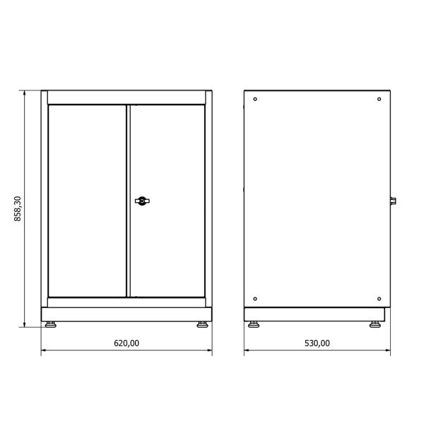 36.18.30.06 Schrank mit Türen