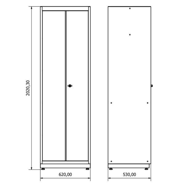 36.18.30.11 Armoire avec portes