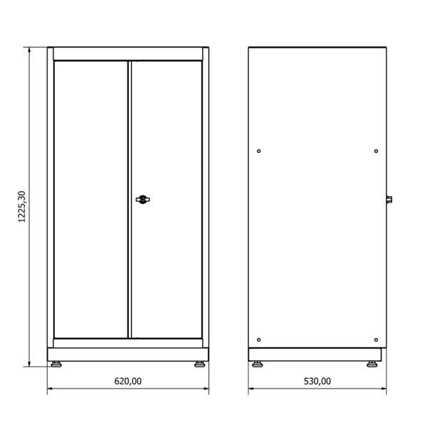 36.18.30.12 Armoire avec portes