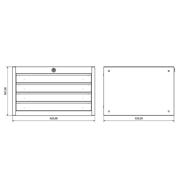 36.18.30.19 Drawer Cabinet (x4)