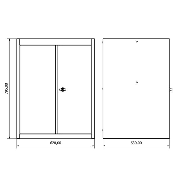 36.18.30.20 Doppeltüriger Oberschrank