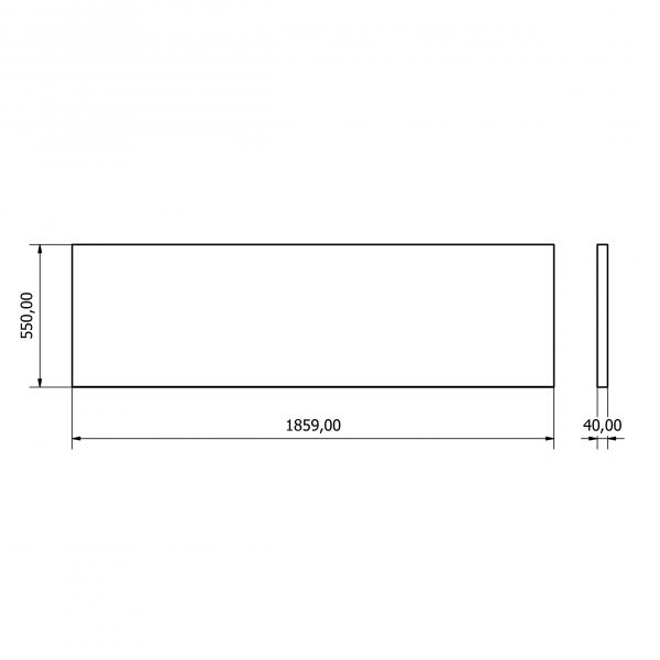 36.18.40.02 Solid Wood Tabletop 1860