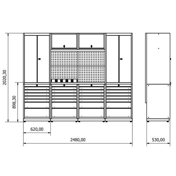 BD.36.18.15 Moduline-Werkbank