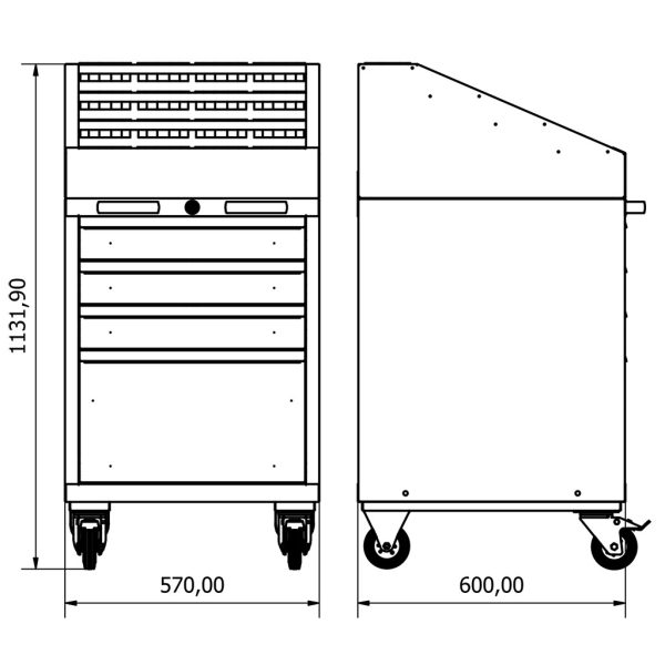 BD.36.44.45 عربة أدوات CNC